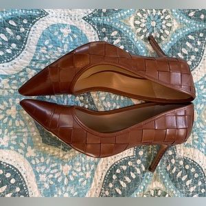 Lauren Ralph Lauren Brown Leather Heels